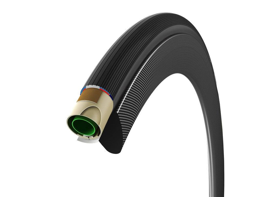 TUBOLARE VITTORIA CORSA 700x23-622' ANTH-BLK-BLK G+ OEM