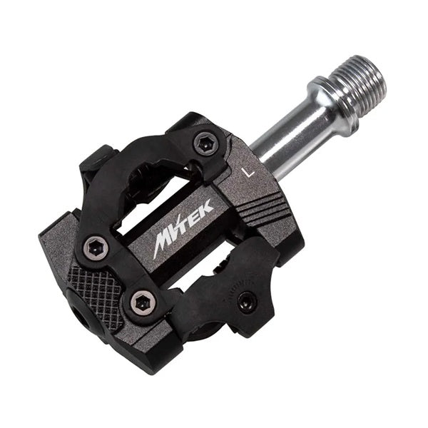 PEDALI MVTEK MTB XC SPD ALLUMINIO PERNO SU CUSCINETTO 85x68x34mm