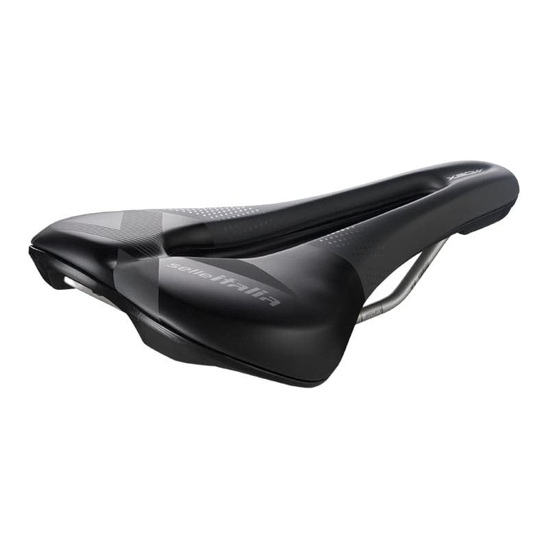 SELLA SELLE ITALIA X-BOW S3 SUPERFLOW TITANIO NERO