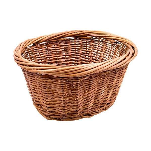 CESTINO MVTEK ANTERIORE OVALE 41x31x25cm VIMINI LARGE MARRONE