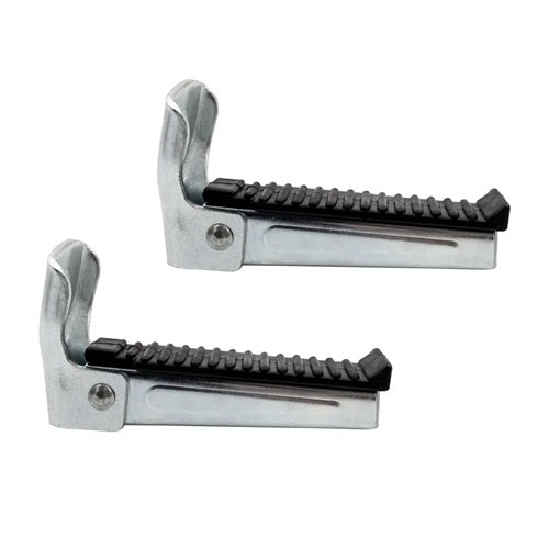 APPOGGIAPIEDI MVTEK CICLOMOTORE IN ACCIAIO FISSAGGIO CON STAFFA SFUSO