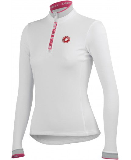 MAGLIA CASTELLI DONNA M/L PERLA BIANCO