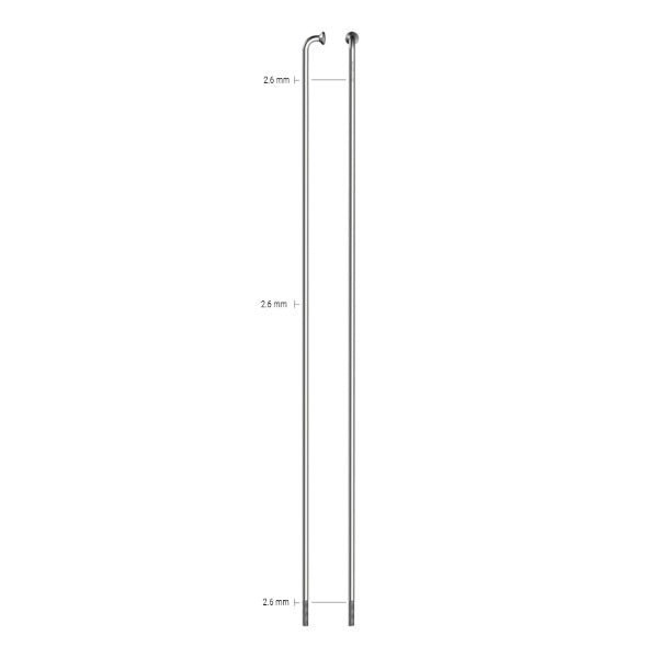 RAGGIO SAPIM LEADER INOX 2.6 J-BEND ARGENTO