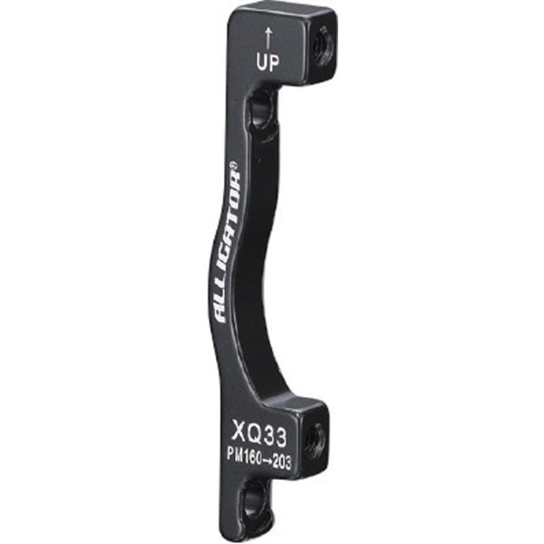 ADATTATORE ALLIGATOR FRENO A DISCO DA PM A PM XQ33 ANTERIORE DA 160 A 203 MM