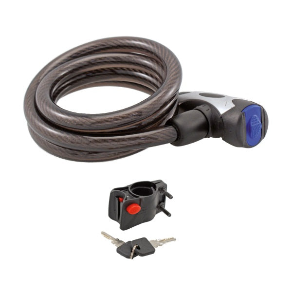 CAVO ANTIFURTO SPIRALE WAG Ø 15 NERO