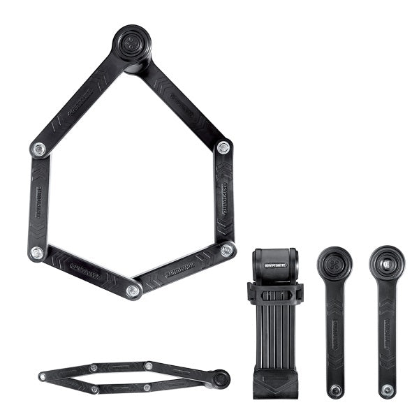 LUCCHETTO ANTIFURTO KRYPTONITE PIEGHEVOLE KEEPER 585 NERO