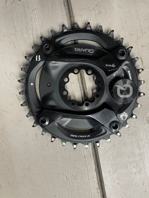 MISURATORE DI POTENZA SRAM QUARQ SEMI-NUOVO. USATO PER 5 USCITE. COMPLETO DI CORONA SRAM 32.