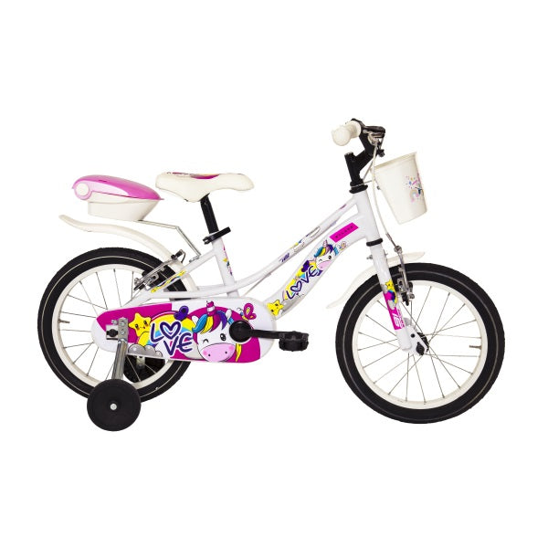 BICI MYLAND 16 LOVE BIANCO
