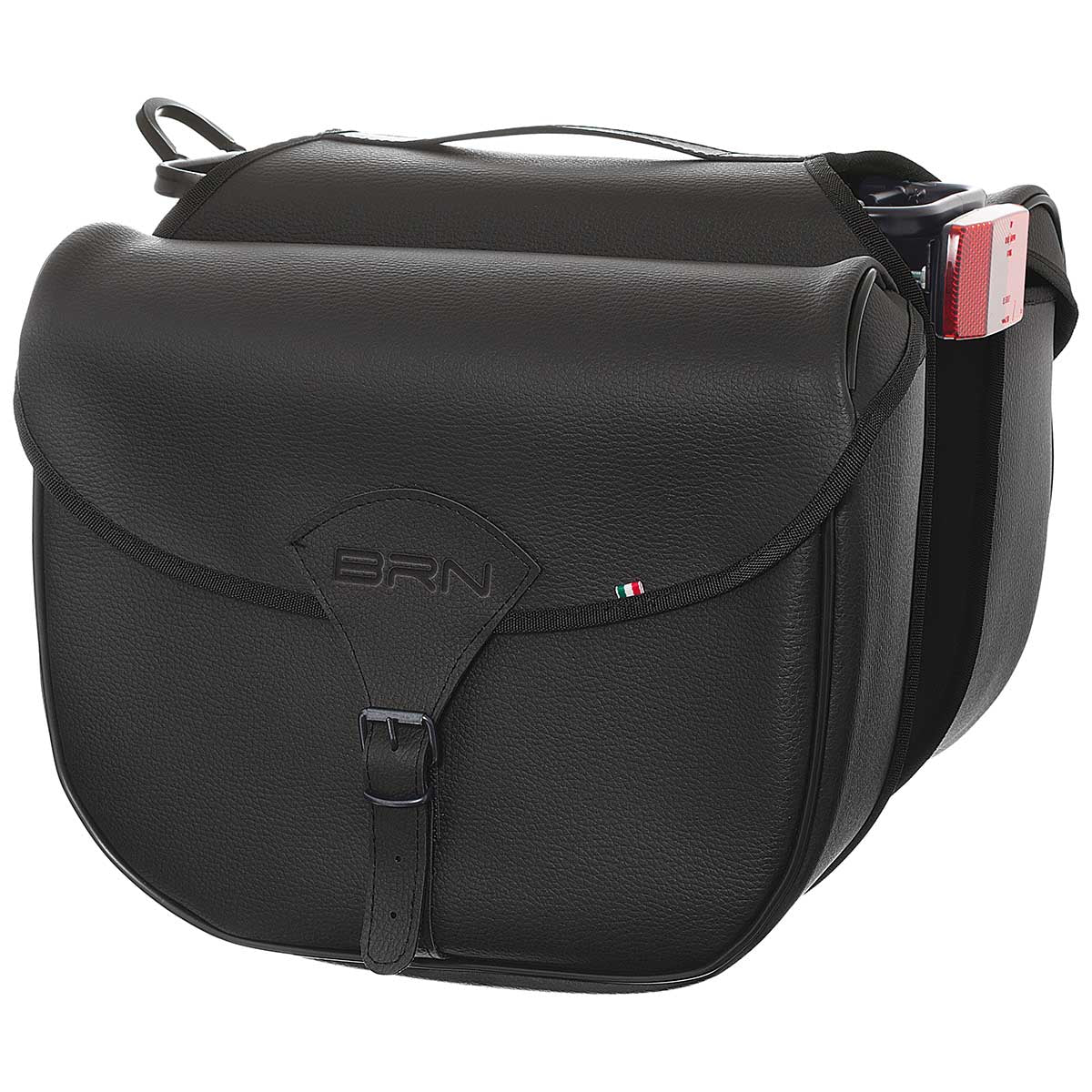 BORSA BRN PARIGI A BISACCIA SIMILCUOIO NERA