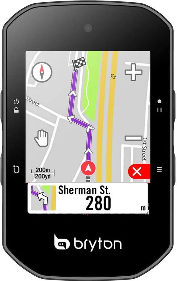 CICLOCOMPUTER BRYTON GPS RIDER S500E CON SUPPORTO FRONTALE IN ALLUMINIO
