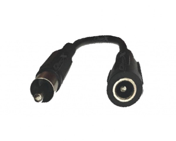 ADATTATORE CARICA BATTERIA DC55 2.1mm RCA