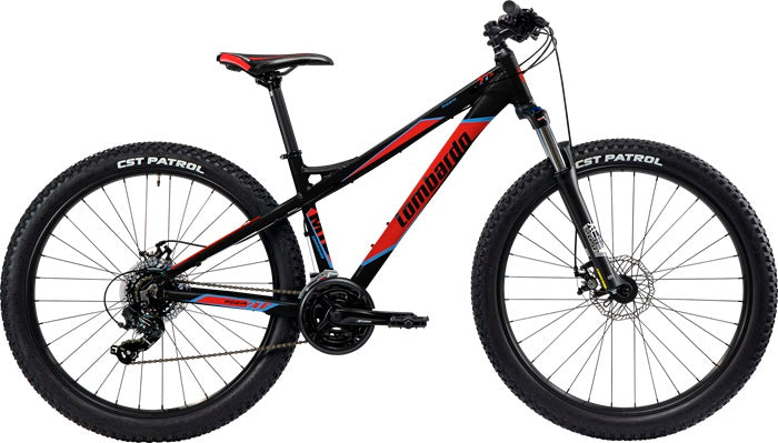 BICICLETTA LOMBARDO 27.5 MOZIA NERO-ROSSO-BLU