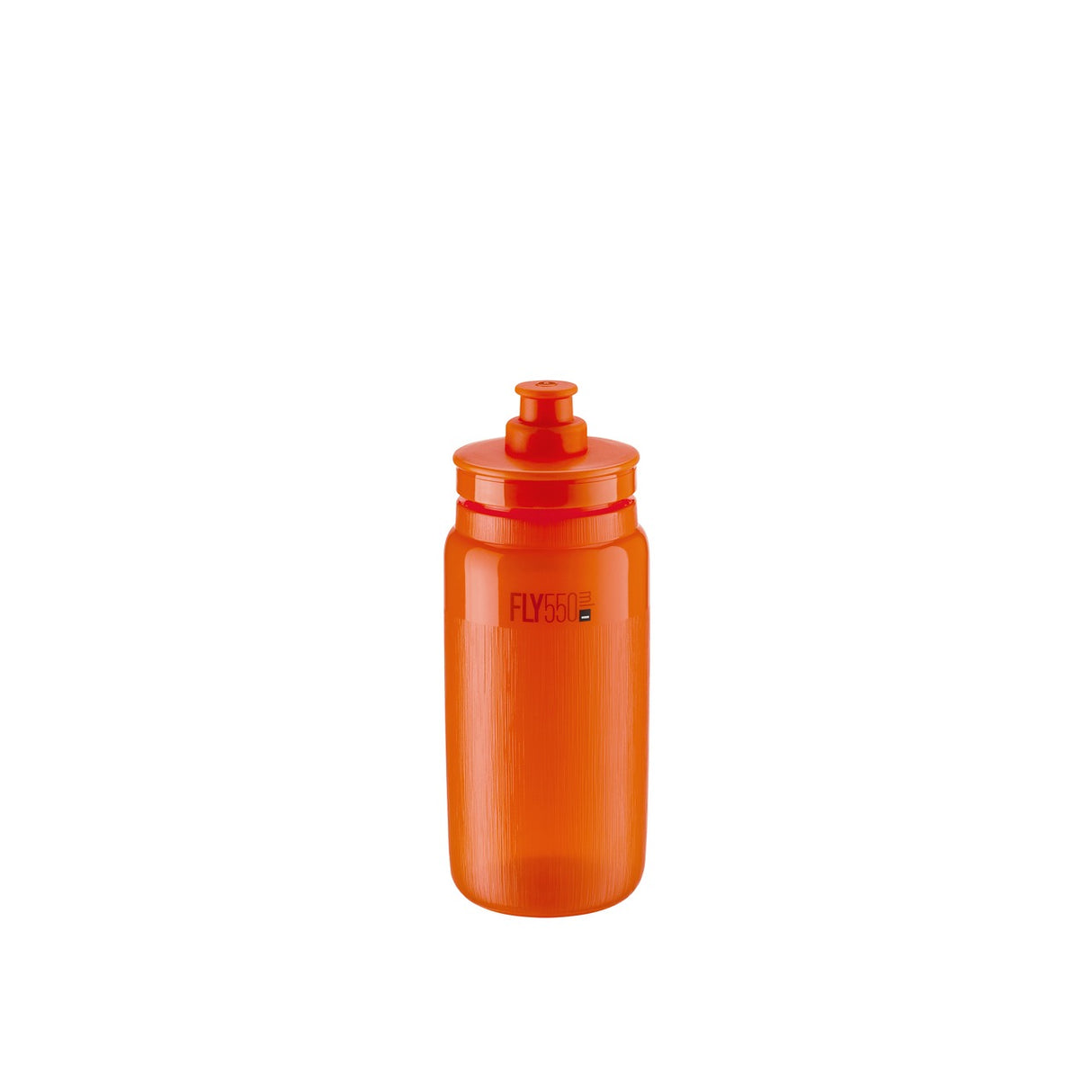 BORRACCIA ELITE FLY TEX TRASPARENTE ARANCIONE ROSSO, LOGO GRIGIO 550ML