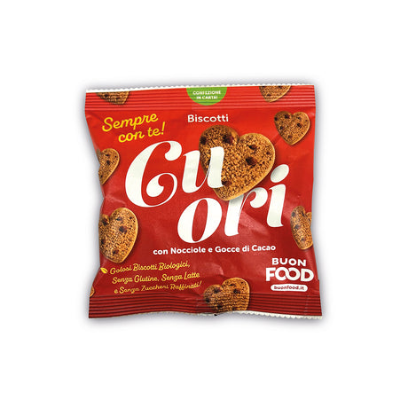 BISCOTTI BUONFOOD "CUORI" POCKET 45g ##  BUONFOOD