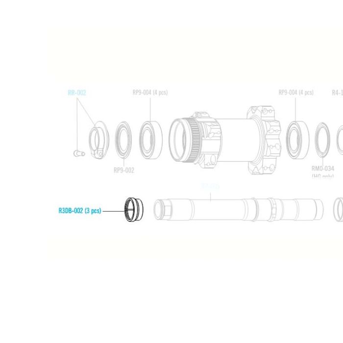 COPRI PERNO DB POST. SX (3PZ) -