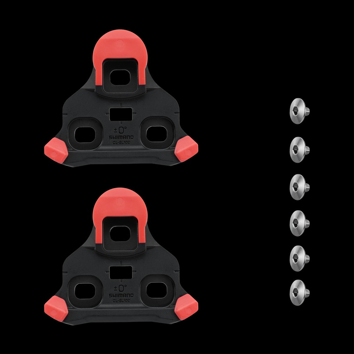 TACCHETTE SHIMANO SPD-SLR -SL100 ROSSO 0gradi