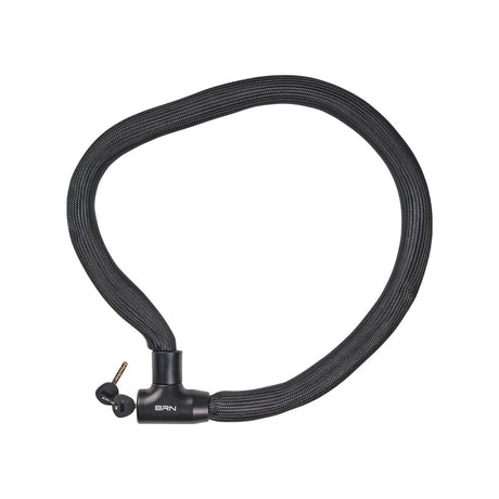 LUCCHETTO BRN FLEX CATENA CHIAVE 1200 x 6 mm NERO ##  BRN