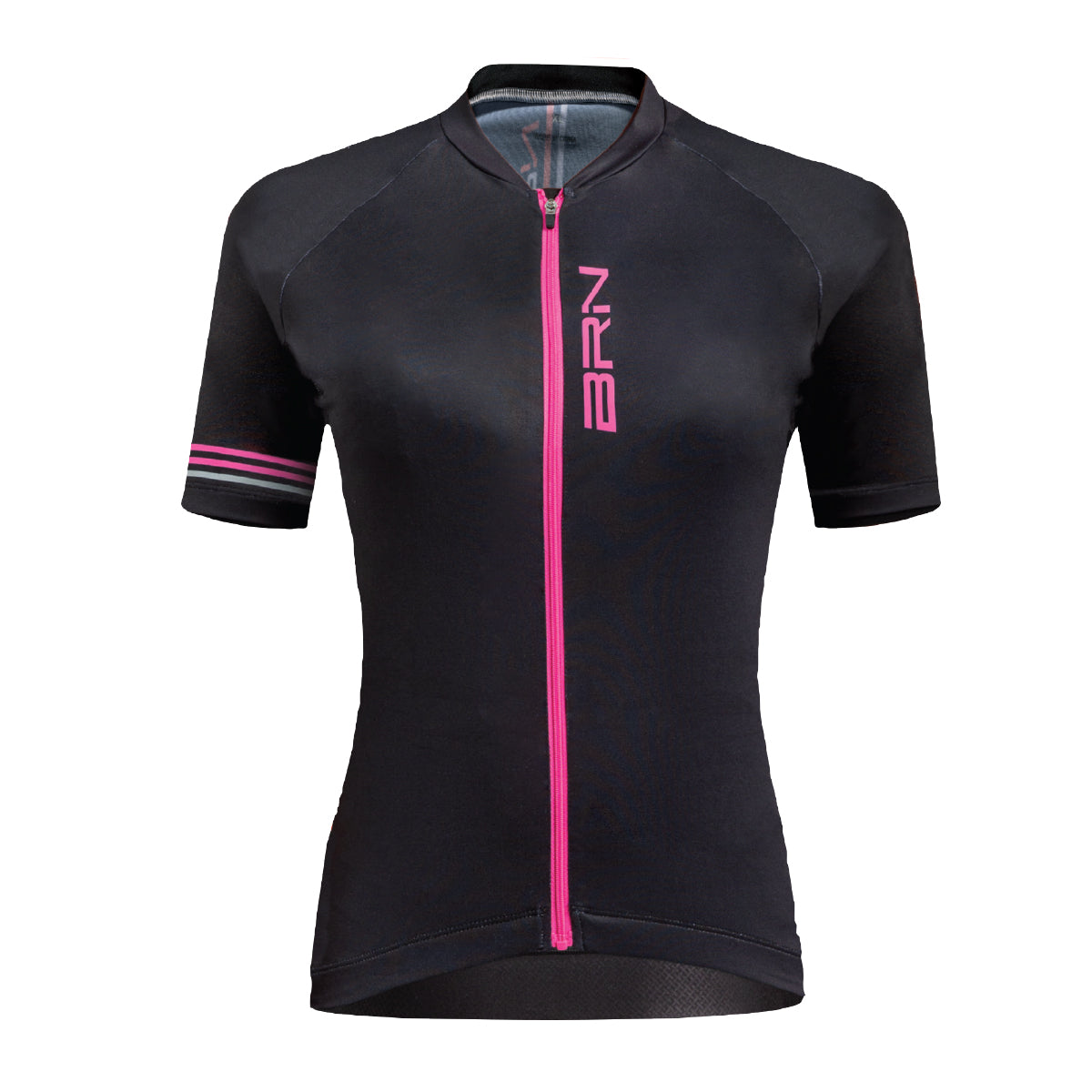 MAGLIA BRN DONNA M/C CROSSROAD NERO/FUXIA FL