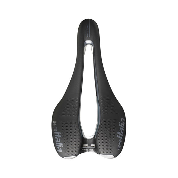 SELLA SELLE ITALIA SLR BOOST SUPERFLOW GRAVEL TELAIO IN TI 316 FIBRA-TEK NERA