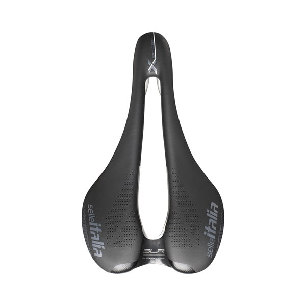 SELLA SELLE ITALIA SLR BOOST X-CROSS SUPERFLOW L TELAIO IN TI 316 FIBRA-TEK NERA