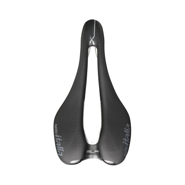 SELLA SELLE ITALIA SLR BOOST X-CROSS SUPERFLOW S TELAIO IN TI 316 FIBRA-TEK NERA