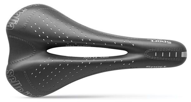 SELLA SELLE ITALIA SPORT GEL FLOW TEL. IN FEC ALLOY DURO-TEK NERA