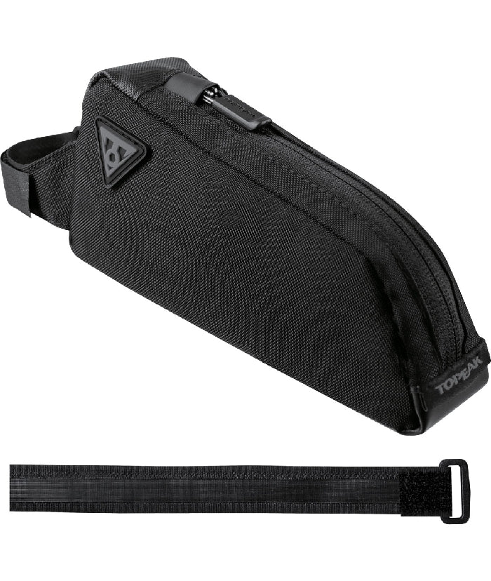BORSELLO TOPEAK TUBO ORIZZONTALE (SOPRA) FASTFUEL BAG BOLT-ON (0,5 L) NERO CON CINTURINI IN VELCRO