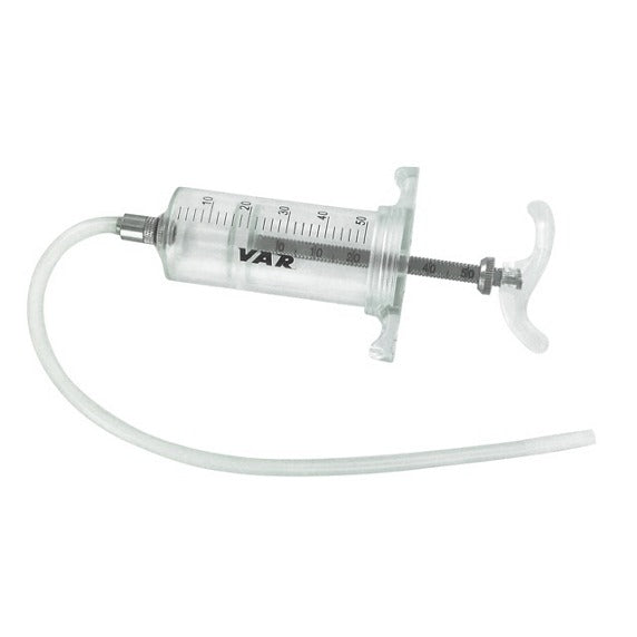 SIRINGA VAR DA 50ml CON TUBO PER SPURGO FORCELLE